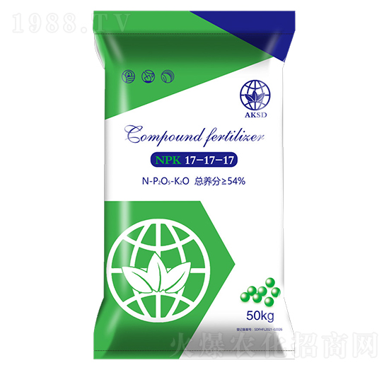 水溶性硫酸鉀復(fù)合肥料17-17-17-中盛農(nóng)業(yè)