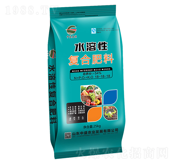 水溶性復合肥料18-18-18-中盛農(nóng)業(yè)
