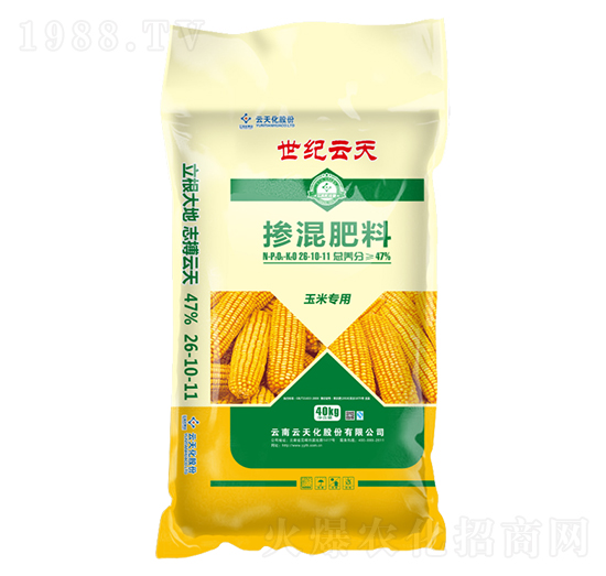 玉米專用摻混肥26-10-11-世紀云天