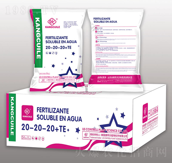 平衡生長(zhǎng)型大量元素水溶肥料20-20-20+TE-康萃樂