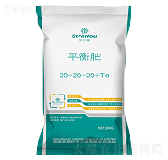 平衡型大量元素水溶肥料肥20-20-20+TE-佳世達(dá)肥業(yè)