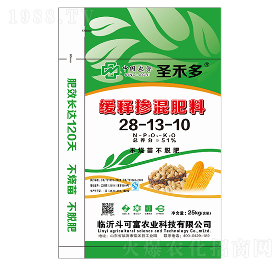 緩釋摻混肥料28-153-10-圣禾多-大葉農(nóng)業(yè)