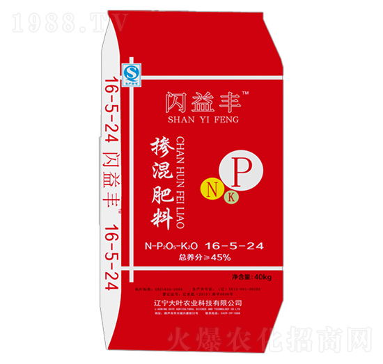 摻混肥料16-5-24-閃益豐-大葉農(nóng)業(yè)