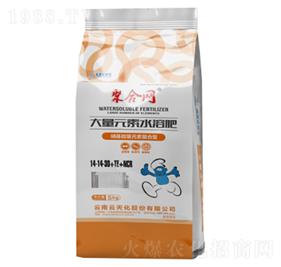 大量元素水溶肥（硝硫基微量元素螯合型）14-14-30-聚合網-世紀云天