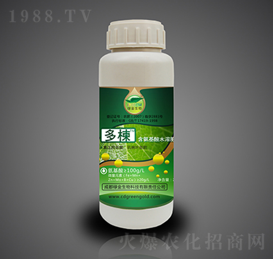 含氨基酸水溶肥料-多楝-綠金高新