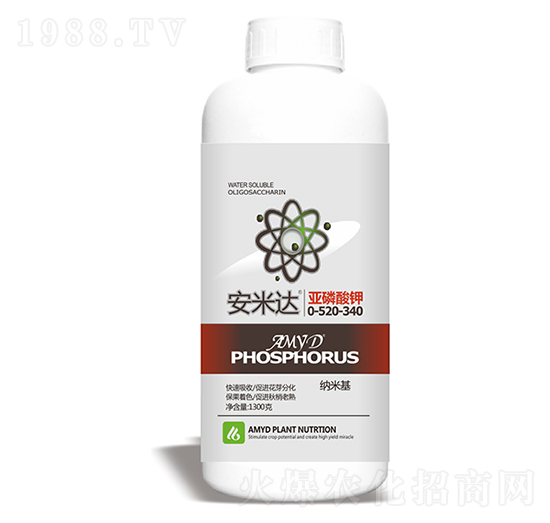 大量元素清液肥0-520-340-安米達(dá)亞磷酸鉀-中博農(nóng)業(yè)