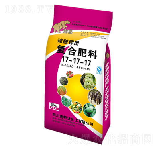 硫酸鉀型復(fù)合肥料17-17-17-正威實(shí)業(yè)