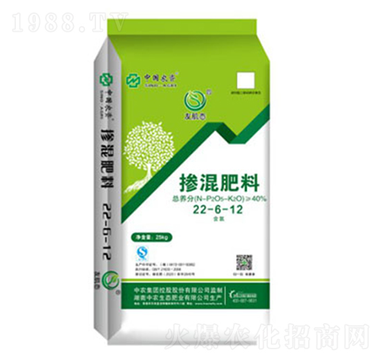 摻混肥料22-6-12-友肌態(tài)-中農(nóng)生態(tài)