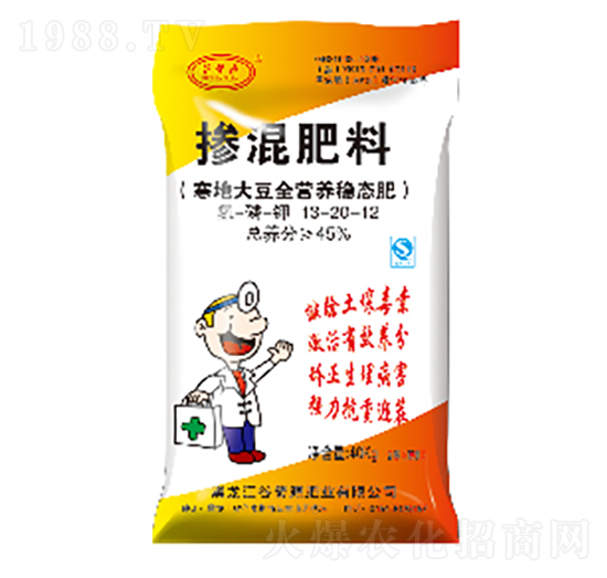 大豆專用摻混肥料13-20-12-谷馨源