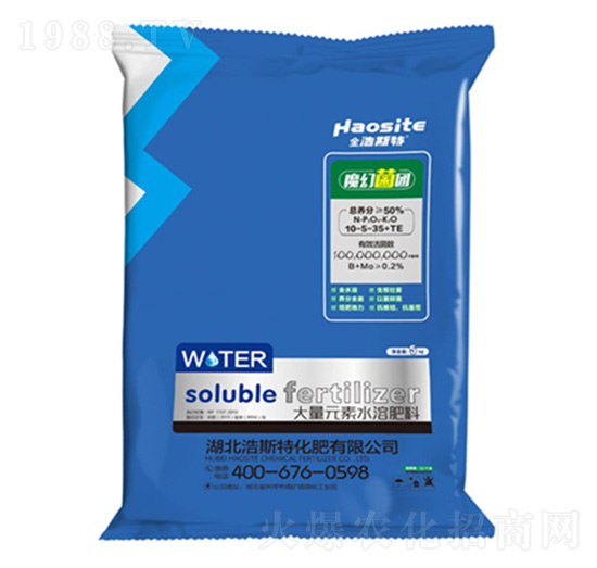 壯果型大量元素水溶肥料10-5-35+TE-金浩斯特-鄂中肥業(yè)