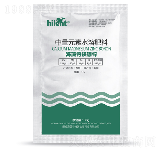 30g海藻鈣鎂硼鋅-海藍特