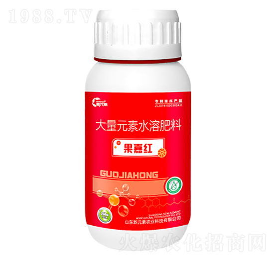 果嘉紅大量元素水溶肥料-新元素