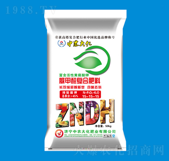 滾筒脲甲醛復(fù)合肥料15-15-15-中農(nóng)大化