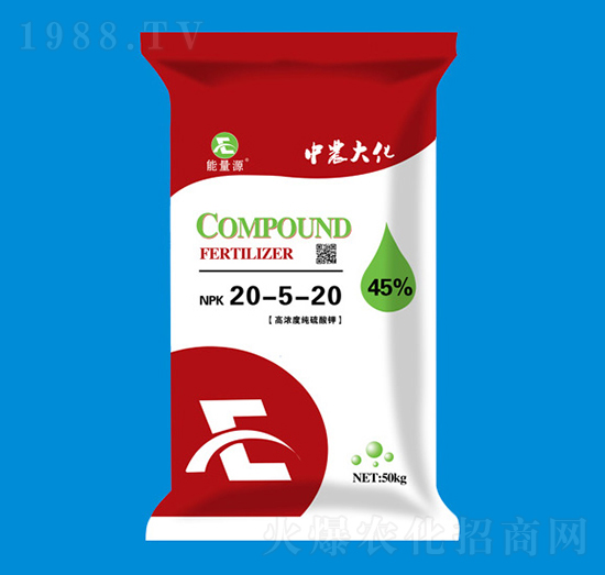 高濃度硫酸鉀復合肥料20-5-20-中農(nóng)大化