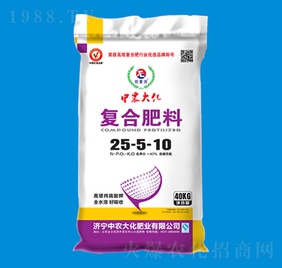 高塔純硫酸鉀復(fù)合肥料25-5-10-中農(nóng)大化