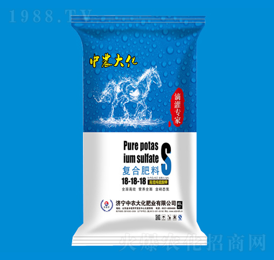 高塔純硫酸鉀復(fù)合肥料18-18-18-中農(nóng)大化