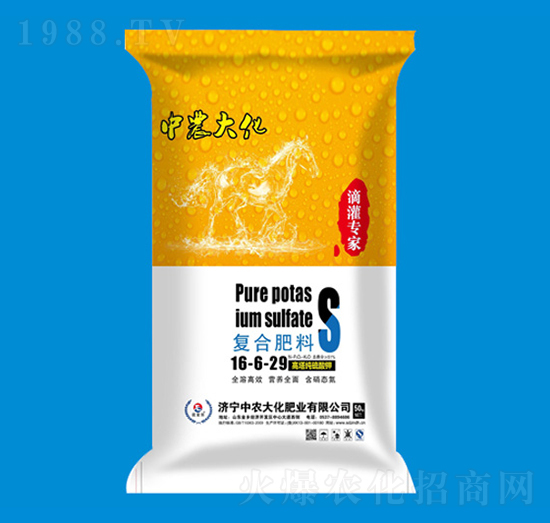 高塔純硫酸鉀復(fù)合肥料16-6-29-中農(nóng)大化