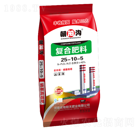玉米高塔復(fù)合肥25-10-5-朝陽溝-艷陽天肥業(yè)