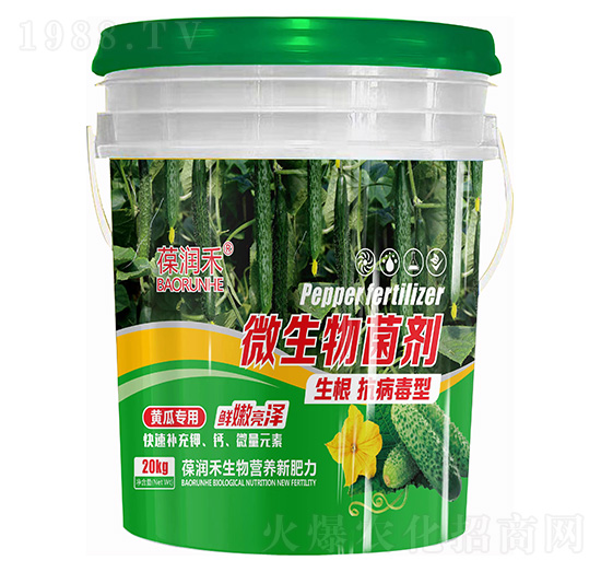 黃瓜專用生根抗病毒型微生物菌劑-葆潤禾-綠曼生物