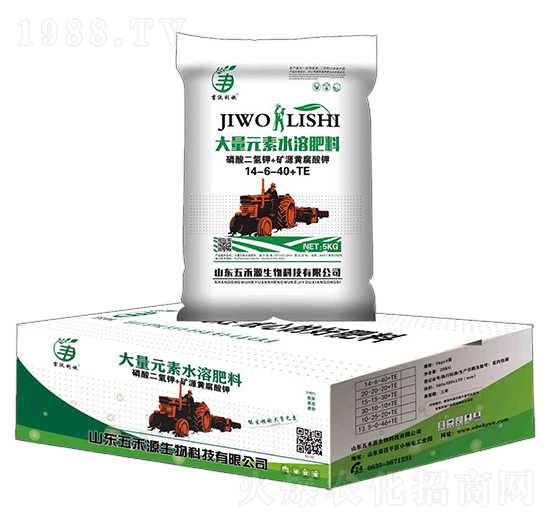 大量元素水溶肥料14-6-40+TE-五禾源生物