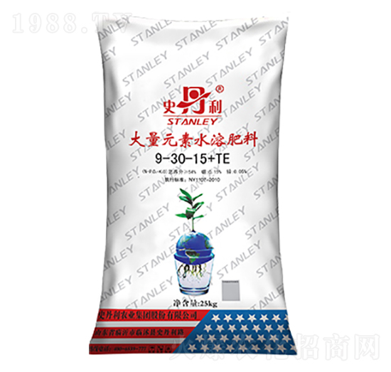 大量元素水溶肥料9-30-15+TE-史丹利