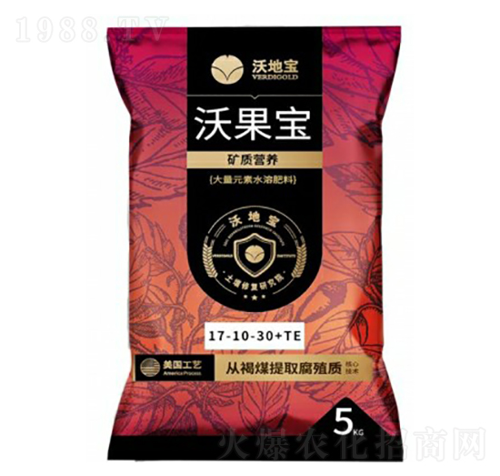 礦質(zhì)營養(yǎng)大量元素水溶肥料17-10-30+TE-沃果寶-沃地寶