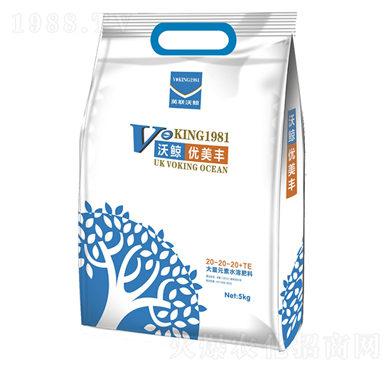 大量元素水溶肥料20-20-20+TE-優(yōu)美豐-沃鯨