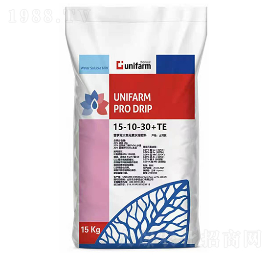 普羅克大量元素水溶肥料15-10-30+TE-農(nóng)分享