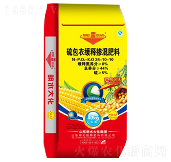 硫包衣緩釋摻混肥料24-10-10-順達(dá)