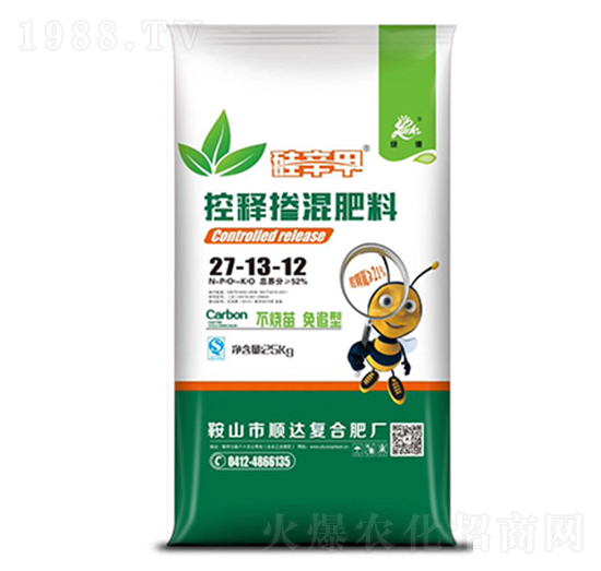 控釋摻混肥料27-13-12-硅鋅甲-順達(dá)