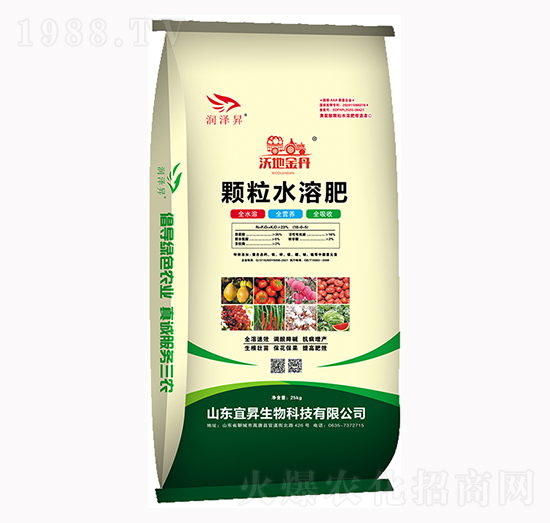 沃地金丹顆粒水溶肥料-宜昇生物