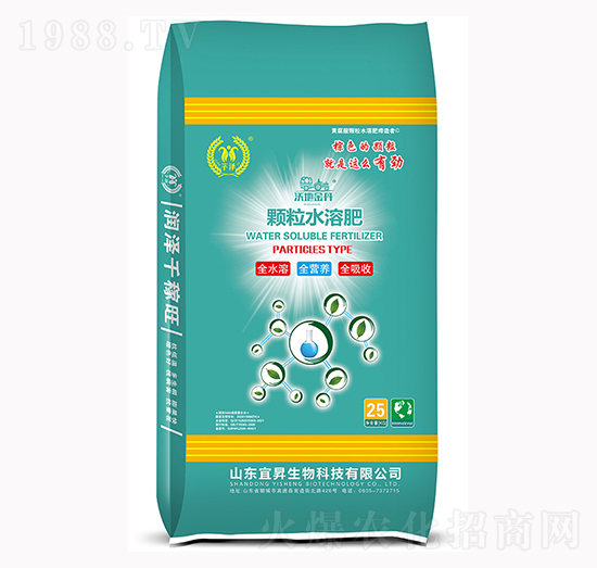 沃地金丹顆粒水溶肥-宜昇生物