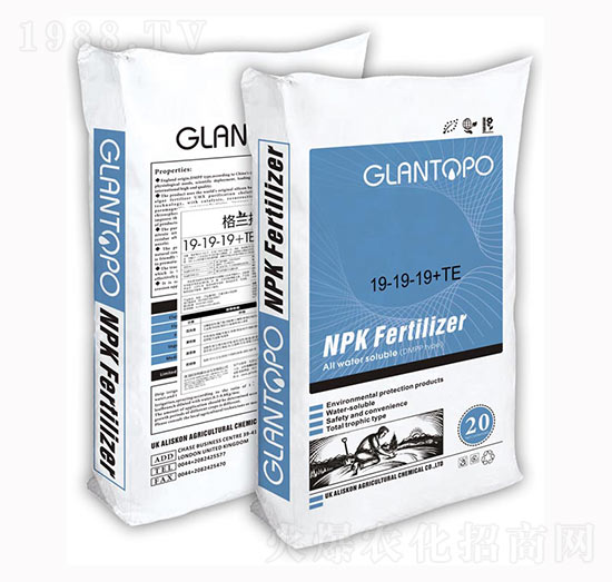 大量元素水溶肥料19-19-19+TE-格蘭拓樸-戈藍