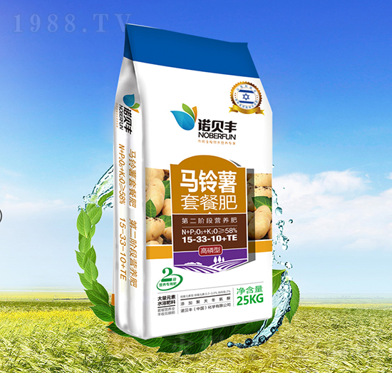 馬鈴薯套餐肥15-33-10+TE-諾貝豐
