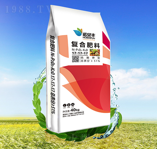 硫酸鉀型復(fù)合肥料17-17-17-諾貝豐