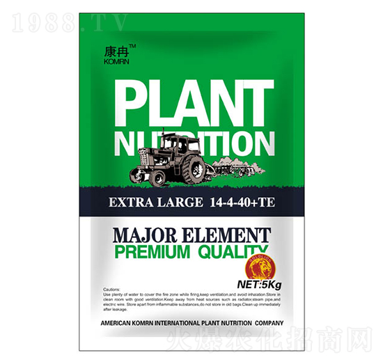 康冉水溶肥料14-4-40+TE-康冉國際
