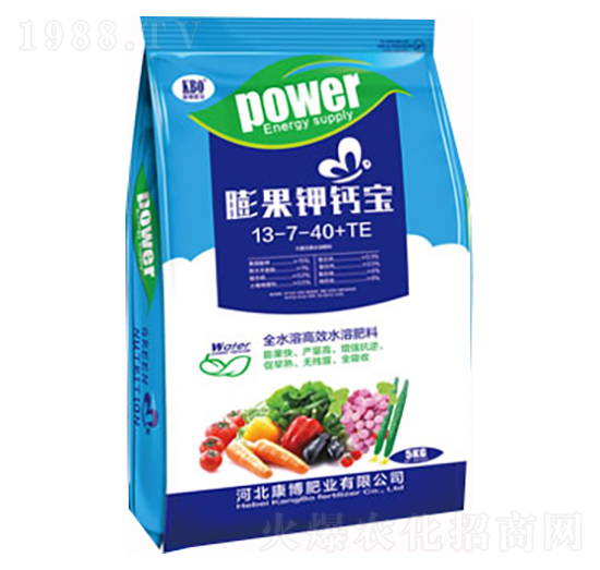 全水溶高效水溶肥13-7-40+TE-膨果鉀鈣寶-康博肥業(yè)