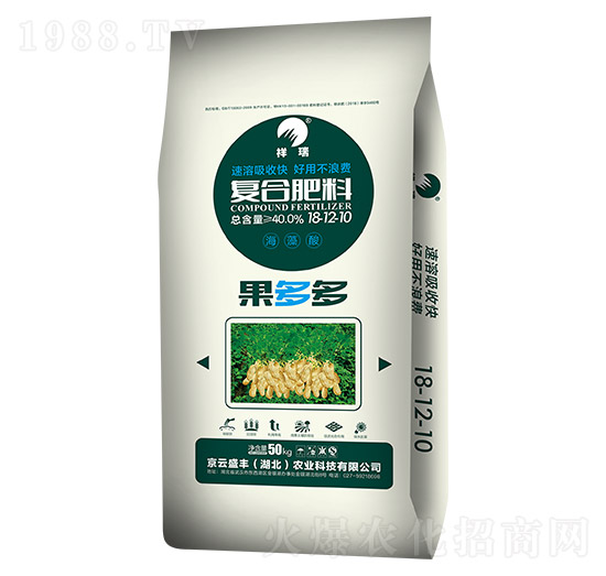 海藻酸復合肥料18-12-10-果多多-京云盛豐