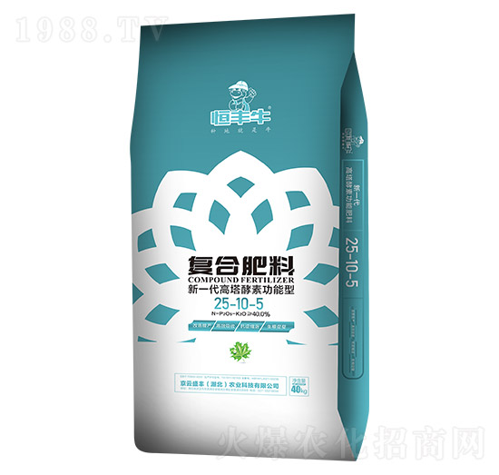 新一代高塔酵素功能型復(fù)合肥料25-10-5-京云盛豐