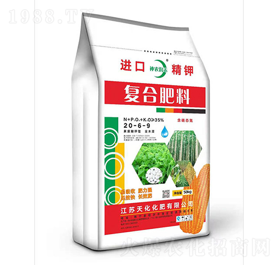 黃腐酸鉀型復合肥料20-6-9-神農潤禾-凱基化工