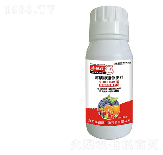 高磷鉀液體肥料0-400-450+TE-喜德旺