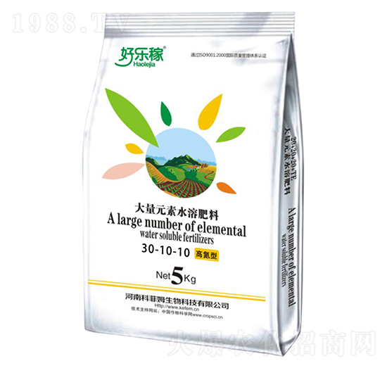 高氮型大量元素水溶肥料30-10-10+TE-好樂(lè)稼-科菲姆