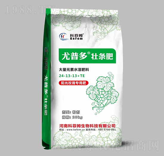 陽(yáng)光玫瑰專(zhuān)用型壯條肥24-13-13+TE-尤普多-科菲姆