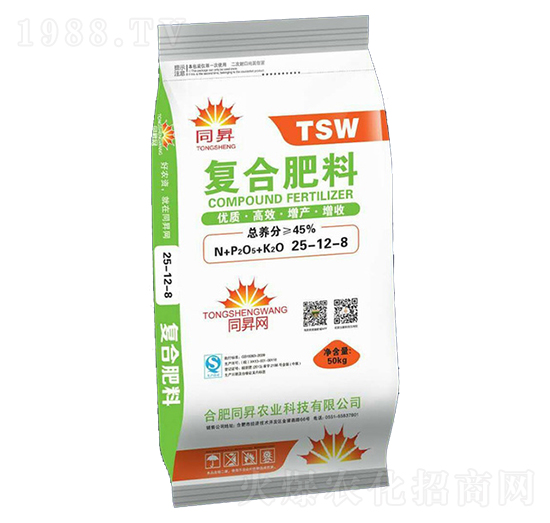 同昇復合肥料25-12-8-東星