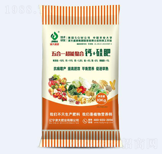 五合一超能螯合鈣+硅肥（10kg裝）-津大肥業(yè)