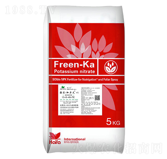 高鉀膨果型大量元素水溶肥13-6-40+TE-海法加力夫1號-海法加力夫