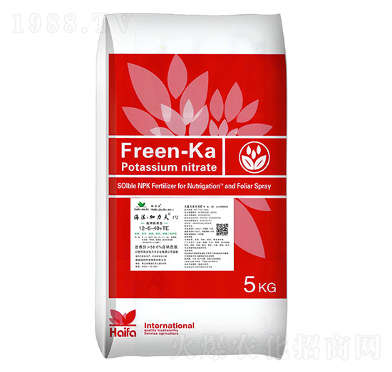 高鉀膨果型大量元素水溶肥12-6-40+TE-海法加力夫1號(hào)-海法加力夫