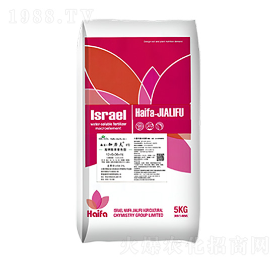 高鉀膨果著色型大量元素水溶肥12-6-36+TE-海法加力夫1號-海法加力夫