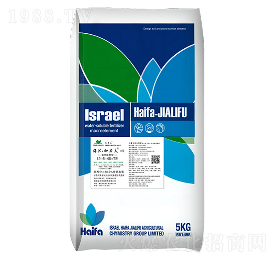 大量元素水溶肥料12-6-40+TE（高鉀膨果型）-海法加力夫1號(hào)-海法加力夫