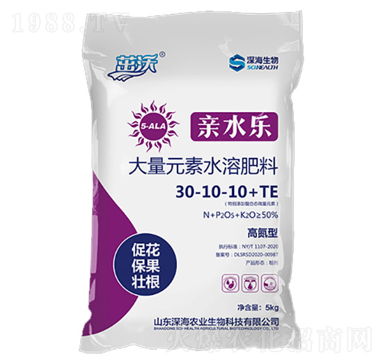高氮型大量元素水溶肥料30-10-10+TE-茁沃·親水樂(lè)-深海生物
